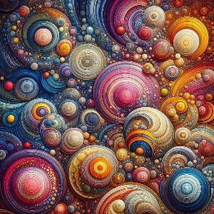 colorful abstract art poster with geometric shapes (1)